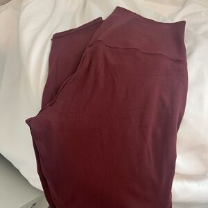 Aerie Burgundy Leggings